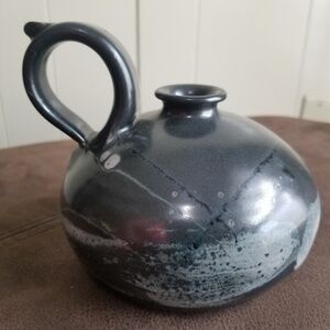 Studio Pottery Pot MCM Bud Vase Stoneware